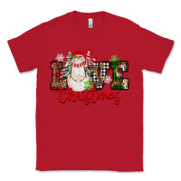 Red Love Christmas Snowman Classic Tee - FaDigitalArtStudio