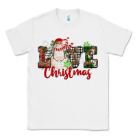 White Love Christmas Snowman Classic Tee - FaDigitalArtStudio