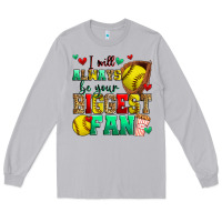 Moon Dust i will always be your biggest fan softball Long Sleeve Tee - Zillion Design Studio