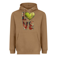 Toasted Coconut softball love Heavyweight Hoodie - JahusDesignShop