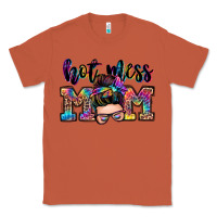 Copper hot mess mom messy bun Classic Tee - Zillion Design Studio