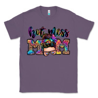 Lavender hot mess mom messy bun Classic Tee - Zillion Design Studio
