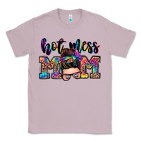 Lilac hot mess mom messy bun Classic Tee - Zillion Design Studio