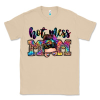 Mushroom hot mess mom messy bun Classic Tee - Zillion Design Studio