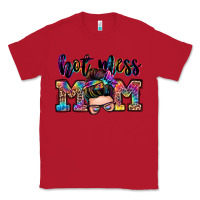 Red hot mess mom messy bun Classic Tee - Zillion Design Studio