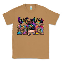 Toasted Coconut hot mess mom messy bun Classic Tee - Zillion Design Studio