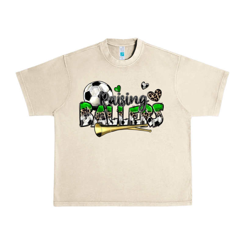 Raising Ballers Soccer Urban Heavy Tee by Zillion Design Studio | Teevron