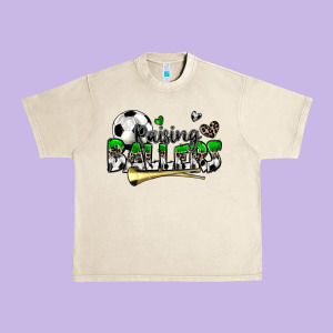 Raising Ballers Soccer Urban Heavy Tee Designed By Zillion Design Studio