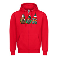 Red mexican flag gnomes Zipper Hoodie - RacoonDesign
