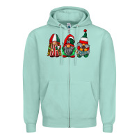 Seafoam mexican flag gnomes Zipper Hoodie - RacoonDesign