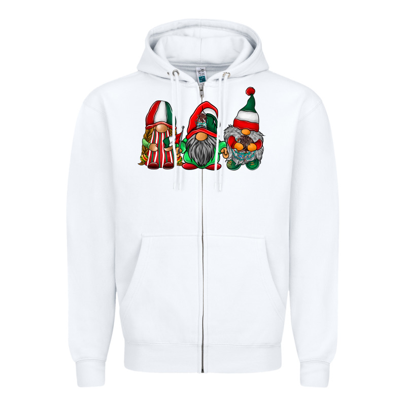 Mexican Flag Gnomes Zipper Hoodie by RacoonDesign | Teevron