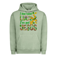 Pigment Oil Green I Don't Need Luck I've Got Jesus St. Patricks Urban Hoodie - BundleAndBundleShop