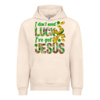 Sandshell I Don't Need Luck I've Got Jesus St. Patricks Urban Hoodie - BundleAndBundleShop