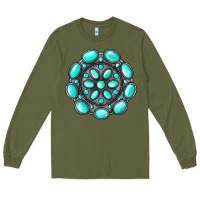 Army Green gemstone jewelry Long Sleeve Tee - RanaPortraitStore