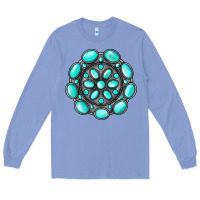 Colony Blue gemstone jewelry Long Sleeve Tee - RanaPortraitStore