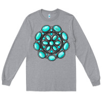 Heather Grey gemstone jewelry Long Sleeve Tee - RanaPortraitStore