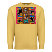 Antique Gold rodeo serape leopard glitter Premium Sweatshirt - Artiststas
