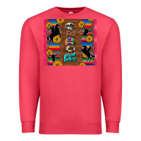 Cardinal rodeo serape leopard glitter Premium Sweatshirt - Artiststas