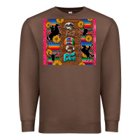 Chestnut rodeo serape leopard glitter Premium Sweatshirt - Artiststas