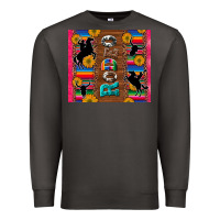 Smoke rodeo serape leopard glitter Premium Sweatshirt - Artiststas