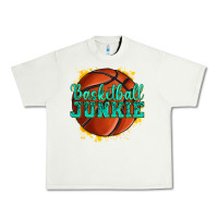 Pistachio basketball junkie Urban Heavy Tee - texasbilliewilder