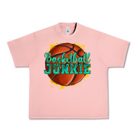 Salmon basketball junkie Urban Heavy Tee - texasbilliewilder