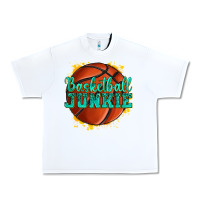 White basketball junkie Urban Heavy Tee - texasbilliewilder