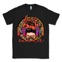 Black hot mom summer messy bun Classic Tee - Zillion Design Studio