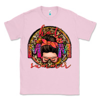 Bubblegum Pink hot mom summer messy bun Classic Tee - Zillion Design Studio