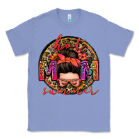 Colony Blue hot mom summer messy bun Classic Tee - Zillion Design Studio