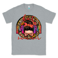 Heather Grey hot mom summer messy bun Classic Tee - Zillion Design Studio