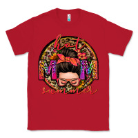 Red hot mom summer messy bun Classic Tee - Zillion Design Studio