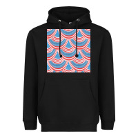 Black american flag seamless pattern Heavyweight Hoodie - BundleAndBundleShop