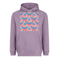 Lavender american flag seamless pattern Heavyweight Hoodie - BundleAndBundleShop