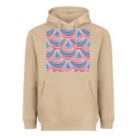 Mushroom american flag seamless pattern Heavyweight Hoodie - BundleAndBundleShop