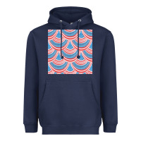 Navy american flag seamless pattern Heavyweight Hoodie - BundleAndBundleShop