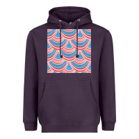 Plum american flag seamless pattern Heavyweight Hoodie - BundleAndBundleShop