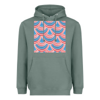 Sage american flag seamless pattern Heavyweight Hoodie - BundleAndBundleShop