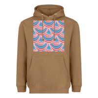 Toasted Coconut american flag seamless pattern Heavyweight Hoodie - BundleAndBundleShop