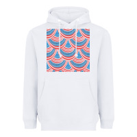 White american flag seamless pattern Heavyweight Hoodie - BundleAndBundleShop