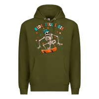 Army Green ride till i die Premium Hoodie - MaliasSmallBusiness