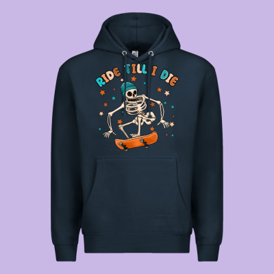 Ride Till I Die Premium Hoodie Designed By Maliassmallbusiness