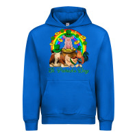 Cobalt St. Patrick's Day Farm Animal Png Urban Hoodie - BundleAndBundleShop