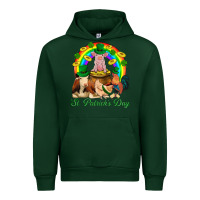 Forest Green St. Patrick's Day Farm Animal Png Urban Hoodie - BundleAndBundleShop