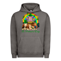 Pigment Tornado St. Patrick's Day Farm Animal Png Urban Hoodie - BundleAndBundleShop