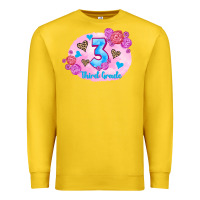 Lemon back to school flowers third grade 3200x2400 Premium Sweatshirt - AdoDesignShop