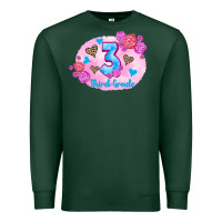 Sports Green back to school flowers third grade 3200x2400 Premium Sweatshirt - AdoDesignShop