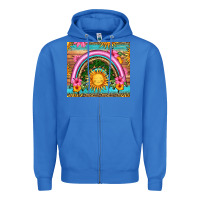 True Royal summer rainbow Zipper Hoodie - HRA Design Shop