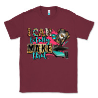 Burgundy i can totally make that Classic Tee - Zillion Design Studio