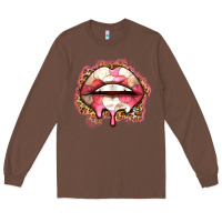 Chestnut volleyball lips Long Sleeve Tee - Zillion Design Studio
